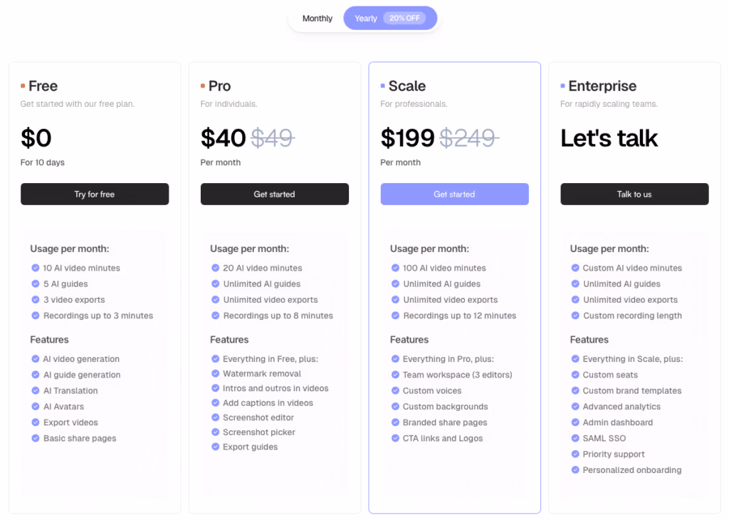 Trupeer AI Pricing